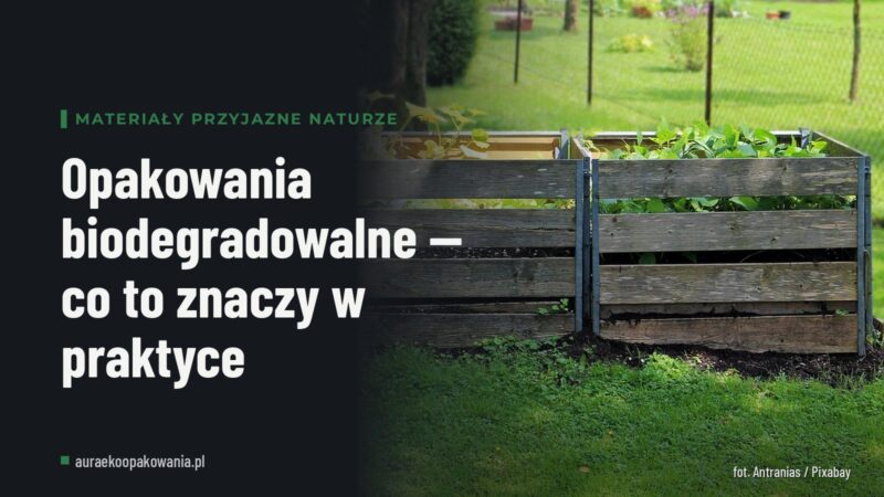 Opakowania biodegradowalne — co to znaczy w praktyce